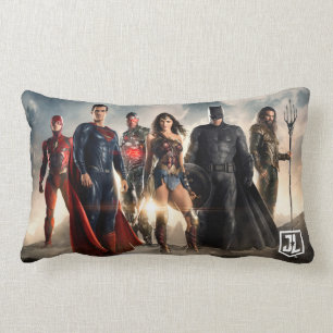 Justice League Justice League On Battlefield Lumbar Cushion