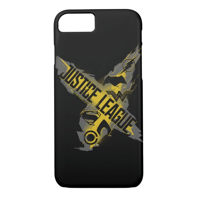 Justice League | Justice League & Team Symbols Case-Mate iPhone Case (Back)