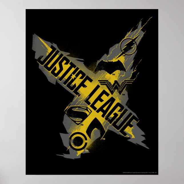 Justice League | Justice League & Team Symbols Poster (Front)