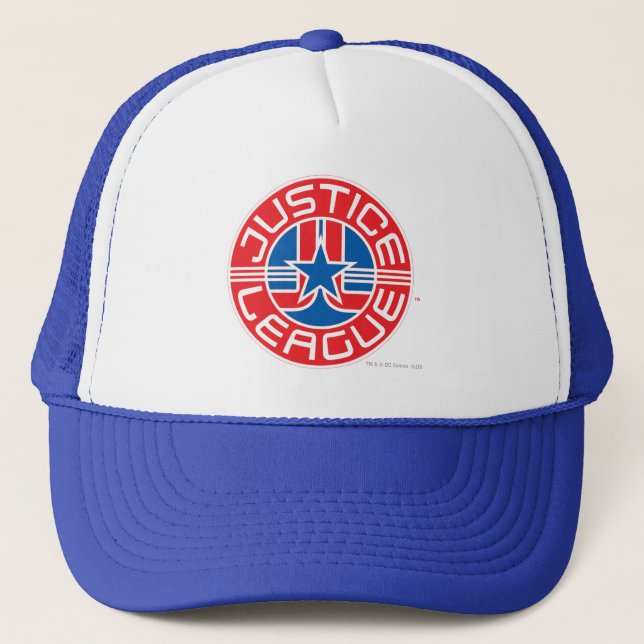 Justice League Logo Trucker Hat (Front)