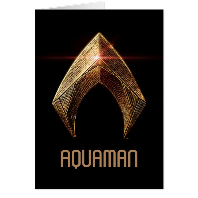 Justice League | Metallic Aquaman Symbol (Front)