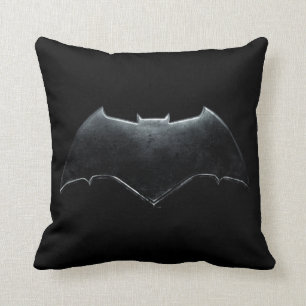 Justice League Metallic Batman Symbol Cushion