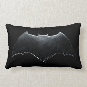 Justice League Metallic Batman Symbol Lumbar Cushion