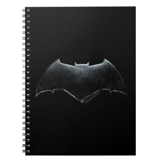 Justice League | Metallic Batman Symbol Notebook (Front)