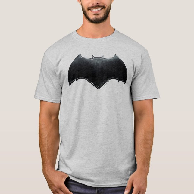 Justice League | Metallic Batman Symbol T-Shirt (Front)
