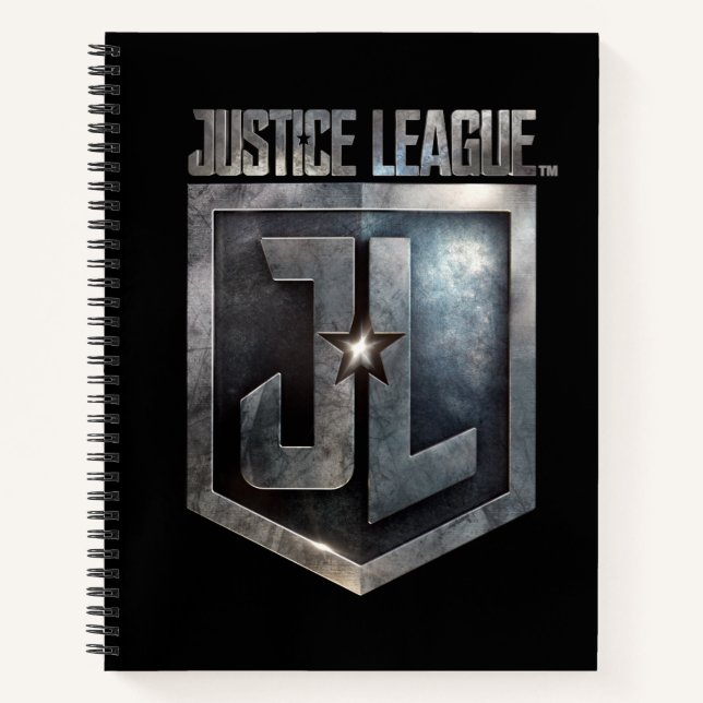 Justice League | Metallic JL Shield Notebook (Front)