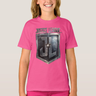Justice League   Metallic JL Shield T-Shirt
