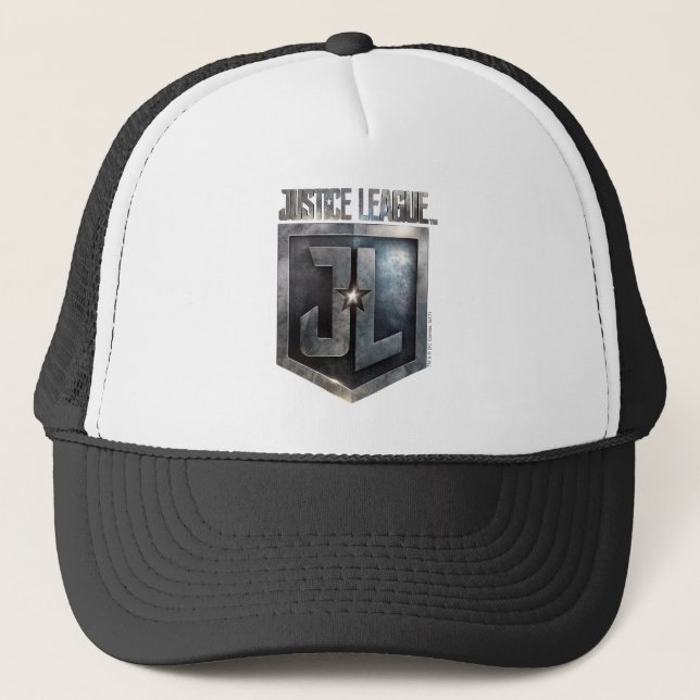 Justice League | Metallic JL Shield Trucker Hat (Front)
