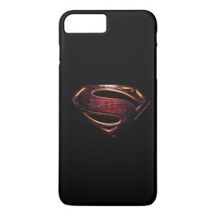 Justice League Metallic Superman Symbol iPhone 8 Plus/7 Plus Case