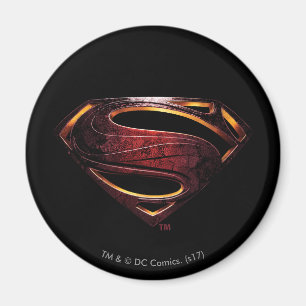 Justice League Metallic Superman Symbol Magnet