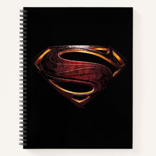 Justice League   Metallic Superman Symbol Notebook