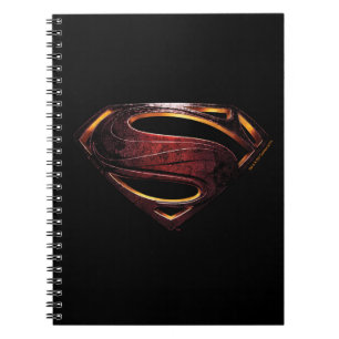 Justice League   Metallic Superman Symbol Notebook