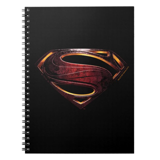 Justice League | Metallic Superman Symbol Notebook (Front)