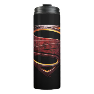 Justice League   Metallic Superman Symbol Thermal Tumbler