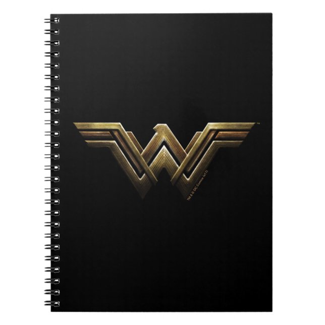 Justice League | Metallic Wonder Woman Symbol Notebook (Front)