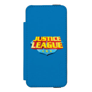 Justice League Name and Shield Logo Incipio Watson™ iPhone 5 Wallet Case