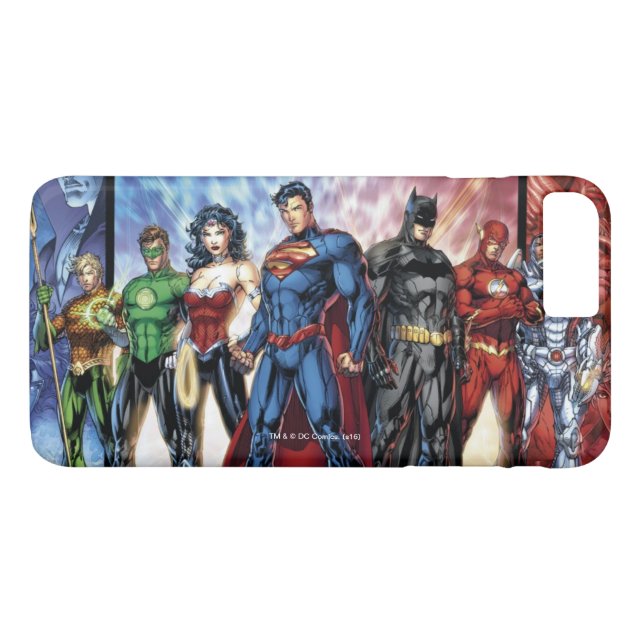 Justice League | New 52 Justice League Line Up Case-Mate iPhone Case (Back (Horizontal))