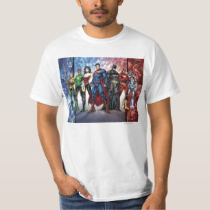 Justice League   New 52 Justice League Line Up T-Shirt
