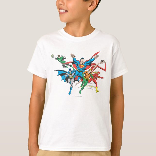 Justice League of America Group 4 T-Shirt (Front)