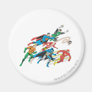 Justice League of America Group 5 Magnet