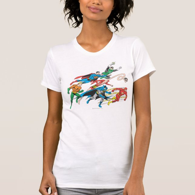 Justice League of America Group 5 T-Shirt (Front)
