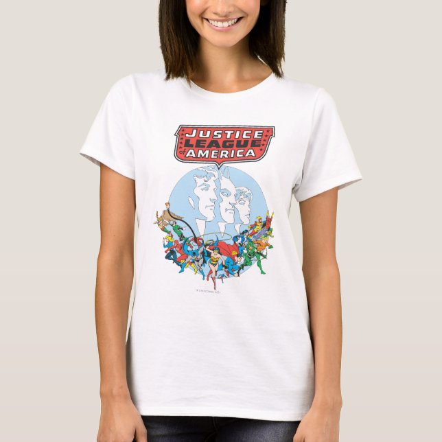 Justice League of America Group T-Shirt (Front)