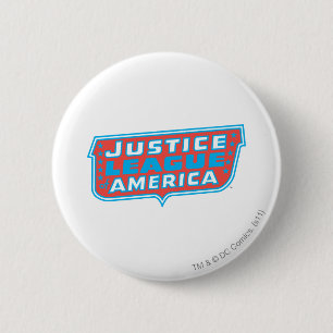 Justice League of America Logo 6 Cm Round Badge