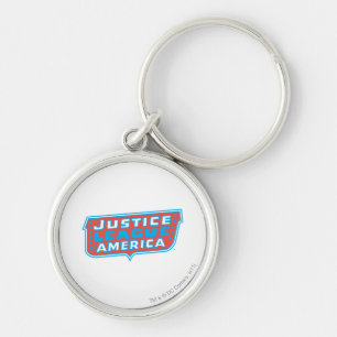 Justice League of America Logo Key Ring
