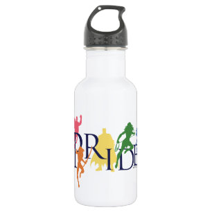 Justice League Pride Character Silhouettes 532 Ml Water Bottle