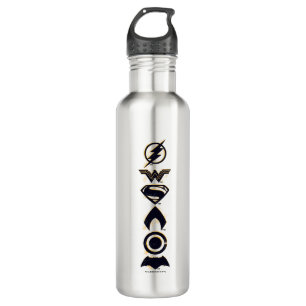 Justice League   Stylised Team Symbols Lineup 710 Ml Water Bottle