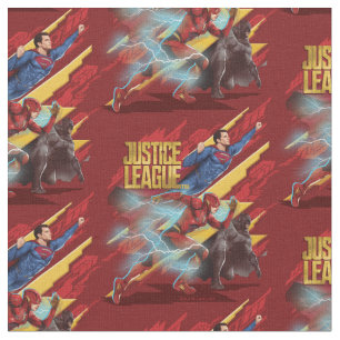 Justice League Superman, Flash, & Batman Badge Fabric