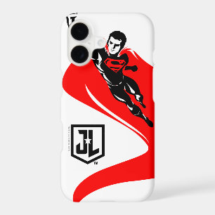 Justice League Superman Flying Noir Pop Art