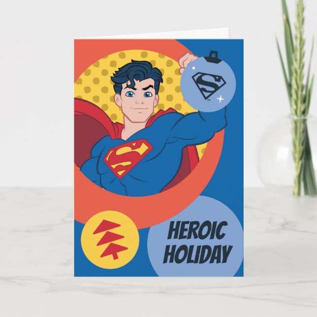 Justice League Superman Holiday Bauble (Front)
