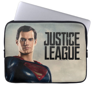 Justice League Superman On Battlefield Laptop Sleeve