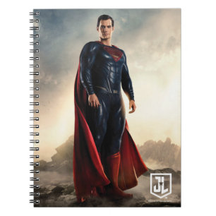 Justice League Superman On Battlefield Notebook