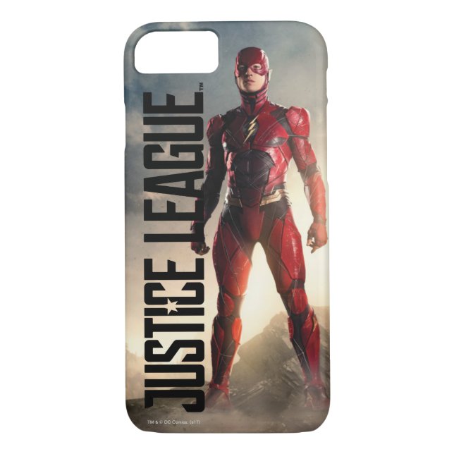 Justice League | The Flash On Battlefield Case-Mate iPhone Case (Back)