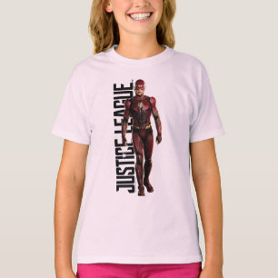 Justice League   The Flash On Battlefield T-Shirt