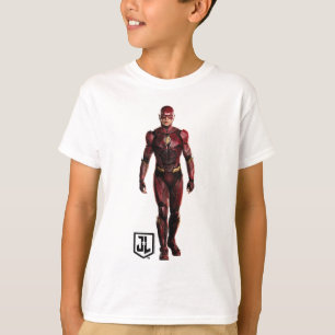 Justice League The Flash On Battlefield T-Shirt