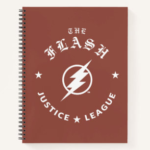 Justice League The Flash Retro Lightning Emblem Notebook