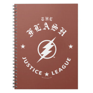 Justice League The Flash Retro Lightning Emblem Notebook