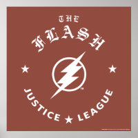 Justice League | The Flash Retro Lightning Emblem