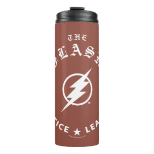 Justice League   The Flash Retro Lightning Emblem Thermal Tumbler