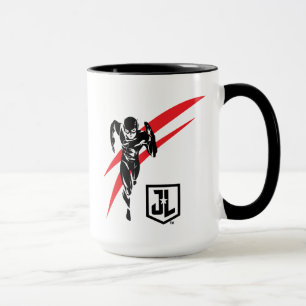 Justice League   The Flash Running Noir Pop Art Mug