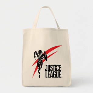 Justice League   The Flash Running Noir Pop Art Tote Bag