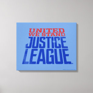 Justice League United We Stand Graphic Canvas Print