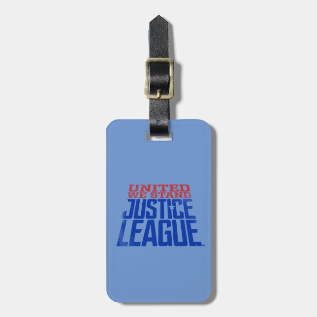 Justice League | United We Stand Graphic Luggage Tag (Front Vertical)