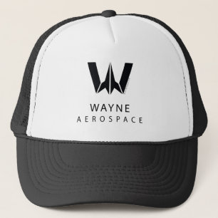 Justice League   Wayne Aerospace Logo Trucker Hat
