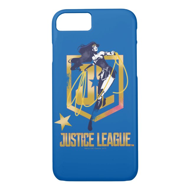 Justice League | Wonder Woman JL Logo Pop Art Case-Mate iPhone Case (Back)