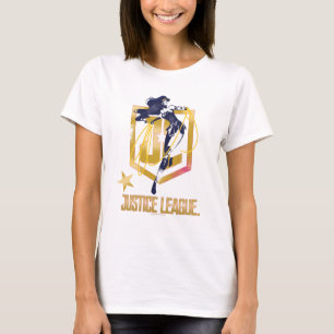 Justice League   Wonder Woman JL Logo Pop Art T-Shirt