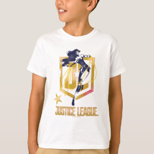 Justice League   Wonder Woman JL Logo Pop Art T-Shirt